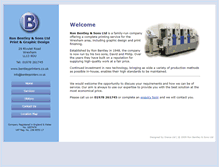 Tablet Screenshot of bentleyprinters.co.uk